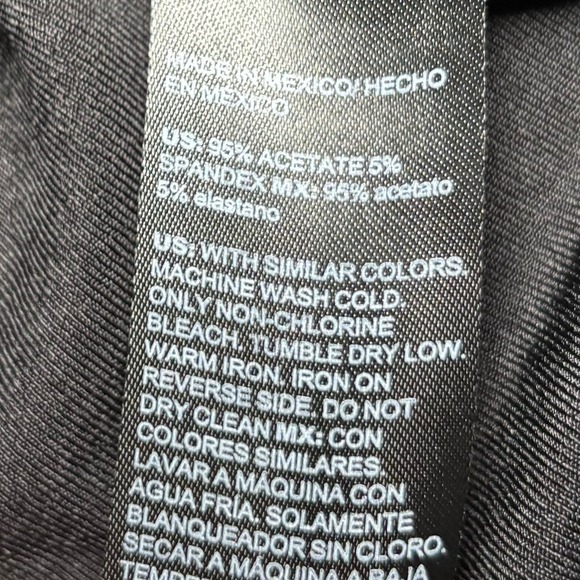 Chico's Black 3/4 Sleeve Notch Collar Tunic 2 Large Travelers - Picture 8 of 12